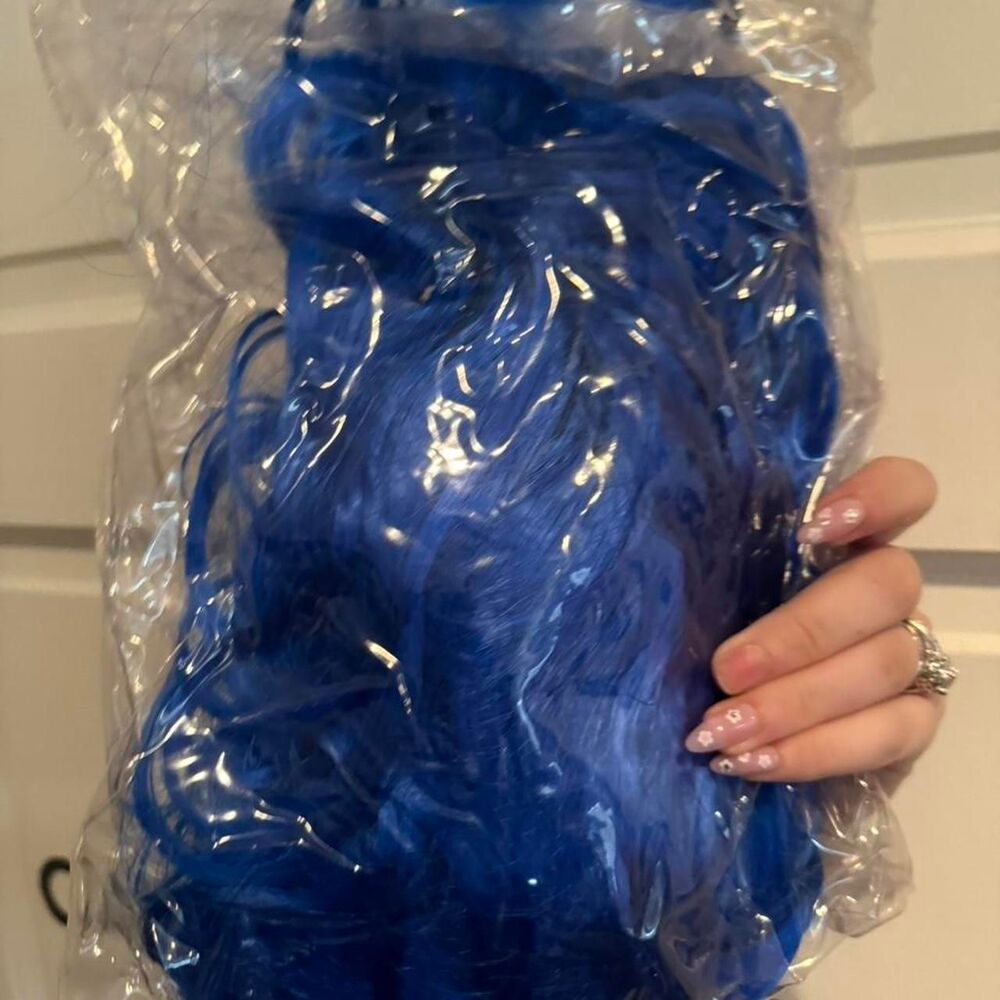 Women's Blue costume wig